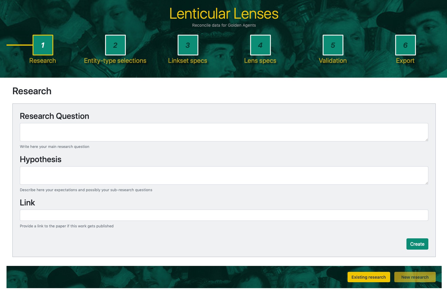 The Lenticular Lens Research window